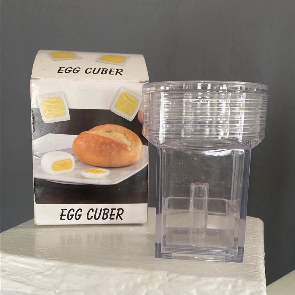 Clear Egg Cuber Square Hardboiled Eggs Fun Kitchen Gadget